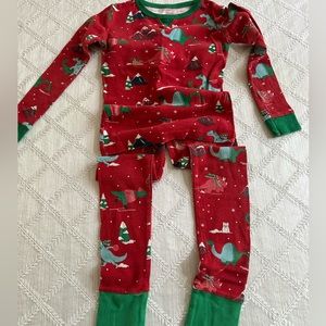Target Christmas dinosaur pajamas boys